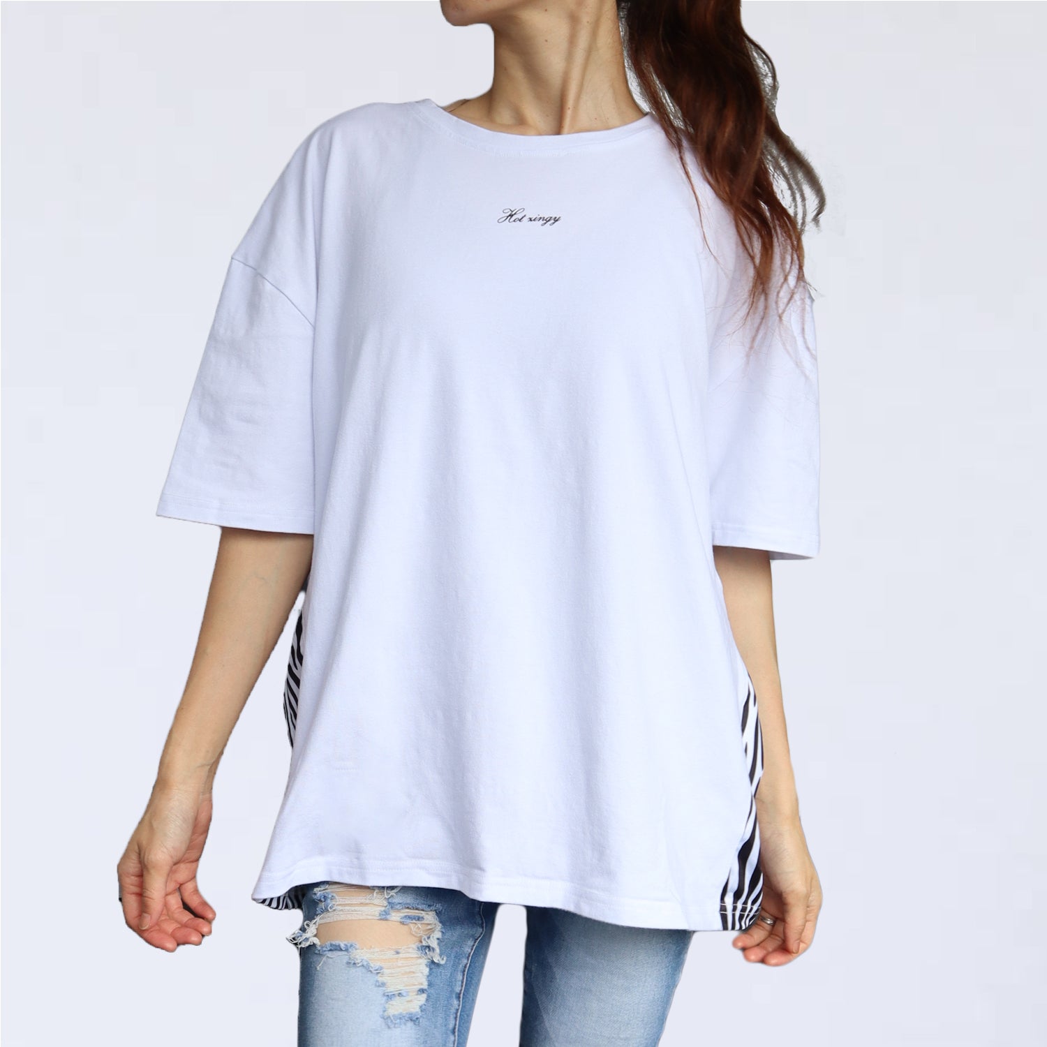 T-SHIRT Hz WHITE sidy ZEB